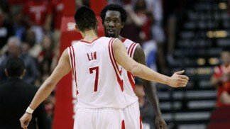 Jeremy Lin and Patrick Beverley Houston Rockets