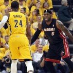 Paul George and LeBron James face off in the Eastern Conference Finals