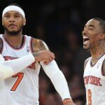 Carmelo Anthony and J.R. Smith