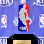 Philadelphia 76ers Michael Carter Williams receives the 2014 KIA Rookie of the Year Award