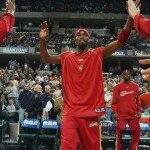 Ricky Davis during introductions