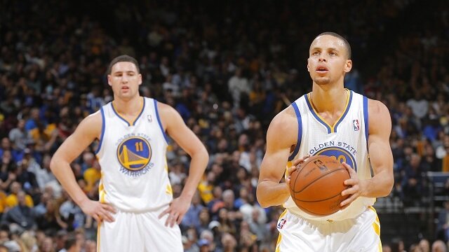 Stephen Curry Klay Thompson NBA Golden State Warriors