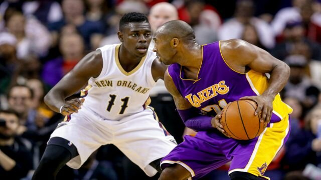 Jrue Holiday of the New Orleans Pelicans Against The Los Angeles Lakers