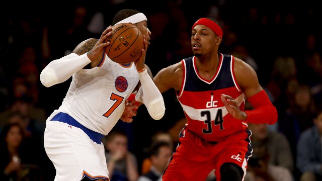 Paul Pierce Washington Wizards Carmelo Anthony NY Knicks - Copy