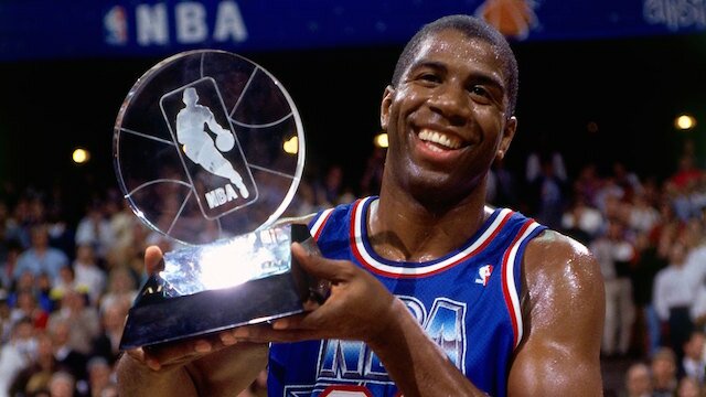 1992 NBA All Star Game Magic Johnson MVP