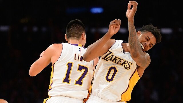 Los Angeles Lakers Nick Young Swaggy P Jeremy Lin