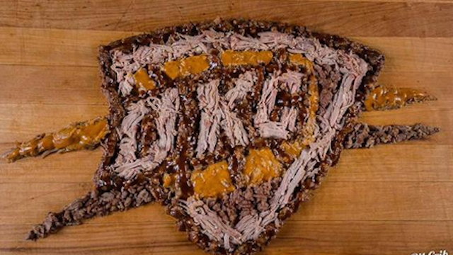 This Oklahoma City Thunder Logo Is Made Almost Entirely Out Of Meat