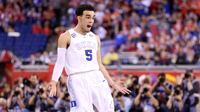 Tyus Jones is the highest-seeded point guard that the Cavs could draft in the 2015 NBA Draft