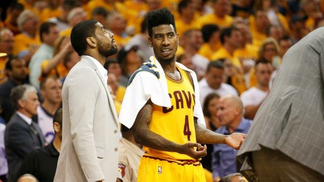 Kyrie Irving and Iman Shumpert Cavaliers