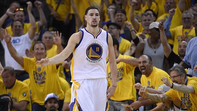 Golden State Warriors Klay Thompson Game 3 2015 NBA Finals
