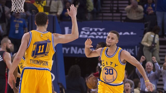 Golden State Warriors Curry and Thompson