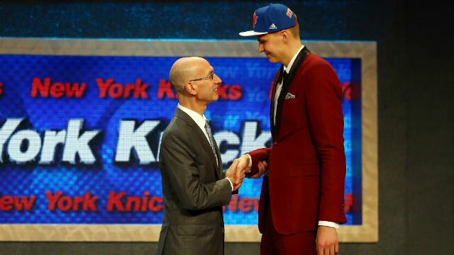 Kristaps Porzingis Quickly Forgets Draft Night As He Rips Brooklyn Nets Fans