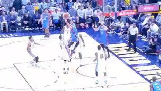 Watch Russell Westbrook Soar Through The Lane With Massive Dunk On Denver Nuggets