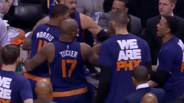 Watch Phoenix Suns' Markieff Morris Shove, Choke His Own Teammate Archie Goodwin