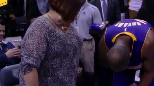 Watch Kobe Bryant Refuse To Hug Woman Despite Her Best Attempts