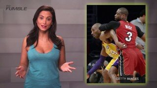  Dwyane Wade Interrupts Kobe Bryant's Post-Game Press Conference 