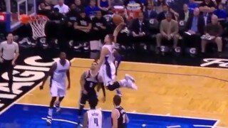  Watch Magic's Gordon Lift Off From Free-Throw Line 