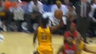 Watch Indiana Pacers' Myles Turner Cause Serious Harm To The Rim On This Emphatic Dunk