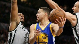 Warriors and Spurs battling for position as the NBA Playoffs approach.