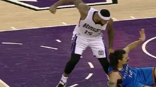 Watch DeMarcus Cousins Nearly Pulverize Steven Adams Into Oblivion With Monstrous Haymaker
