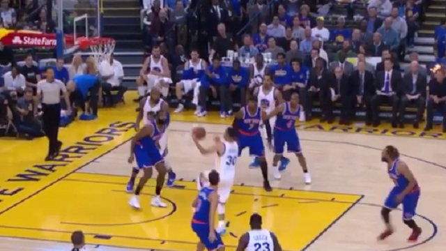Watch Stephen Curry Dazzle New York Knicks With Otherworldly Handles