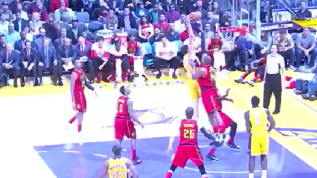 Watch Los Angeles Lakers' Larry Nance Jr. Prove White Men Can Jump By Emphatically Posterizing Al Horford