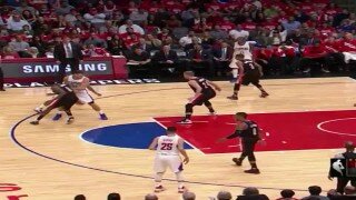 Watch Blake Griffin Finish Pick And Roll With Trademark Authority