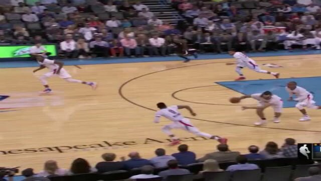 Watch Kevin Durant Go Way Above The Rim To Corral Alley-Oop From Russell Westbrook
