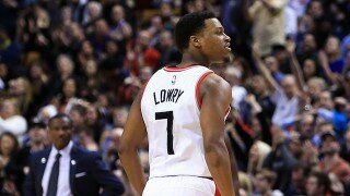 Watch Kyle Lowry Blatantly Shun Security Guard Looking For A Fist Bump