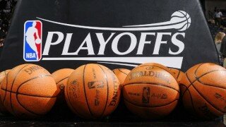 NBA Playoff Probabilities - nine teams jockeying for six playoff spots.