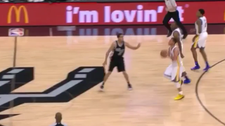 Stephen Curry's In-The-Gym Range Was On Full Display On This Shot That Didn't Count