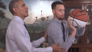  Obama Helps Curry With Jump Shot In Mentorship Video 