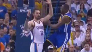 Watch Draymond Green Easily Earn Flagrant 1 With Another Low Blow On Steven Adams