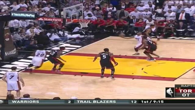 Watch Dwyane Wade\'s Layup Attempt Take A Perfect Rest On Back Of The Rim