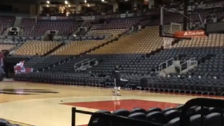Kyle Lowry Works On His Shot In Empty Arena Two Hours After Devastating Overtime Loss To Miami Heat