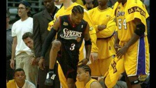 Watch Allen Iverson Step Over Tyronn Lue After Hitting A Jump Shot In 2001 NBA Finals