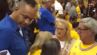 Watch A Savage Cleveland Cavaliers Fan Dab On Dell Curry After Faking Handshake