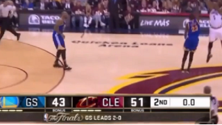 Watch J.R. Smith Nail Half-Court Shot Just A Split Second Too Late