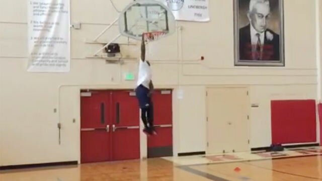 Watch Nate Robinson Defy Gravity And Dunk Tennis Ball On 12-Foot Rim