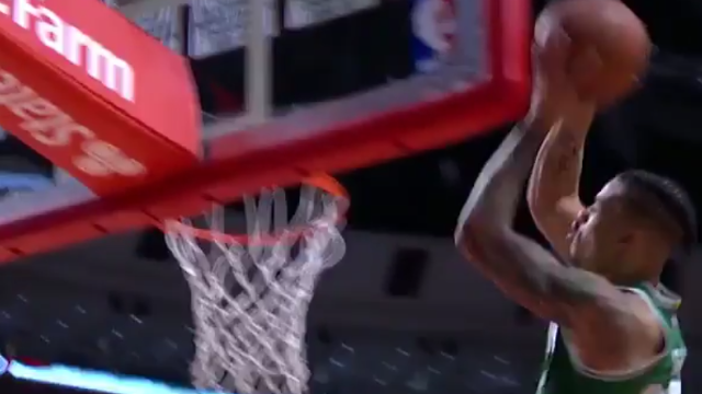 Gerald Green Follows Miss for Electric Dunk as Celtics Even Series vs. Bulls
