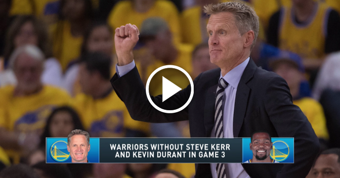 2017 NBA Playoffs: Steve Kerr Will Miss Remainder of Warriors vs. Blazers Series