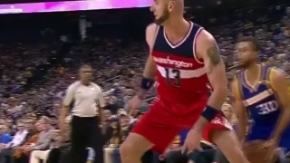 Steph Curry Turns Marcin Gortat Into AND1 Video Highlight With Slick Shot Fake
