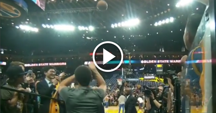 Steph Curry Shows Off Limitless Range By Nailing Shot From Tunnel