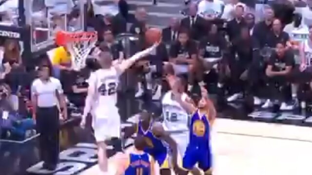 Davis Bertans Flies in Out of Nowhere to Throw Down Emphatic Putback Dunk