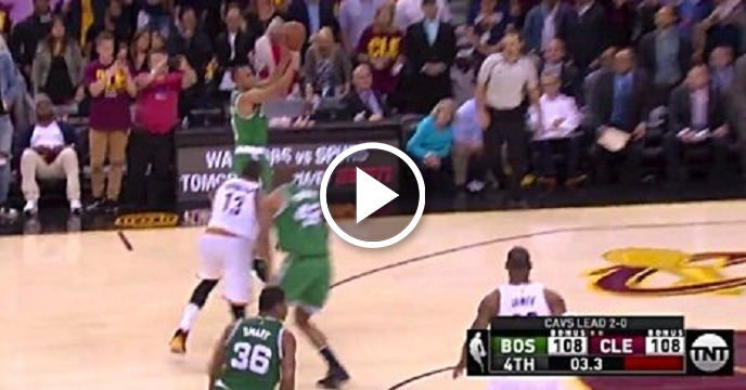 Celtics' Avery Bradley Shocks The Cavaliers By Nailing Clutch Trey To Win Game 3