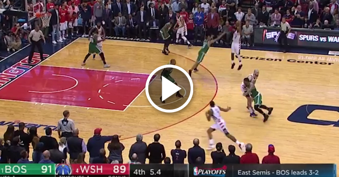 Wizards' John Wall Drains Game-Winning Trey To Force Game 7 Against Celtics