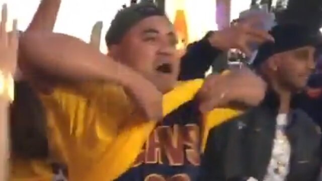 Cleveland Cavaliers Fan Trolls the Crap Out of Television Station in Bay Area