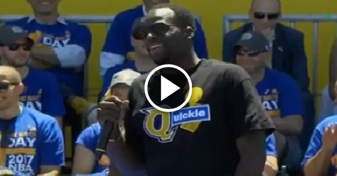 Draymond Green Roasts LeBron James With Epic Shirt, Speech at Warriors' Victory Parade