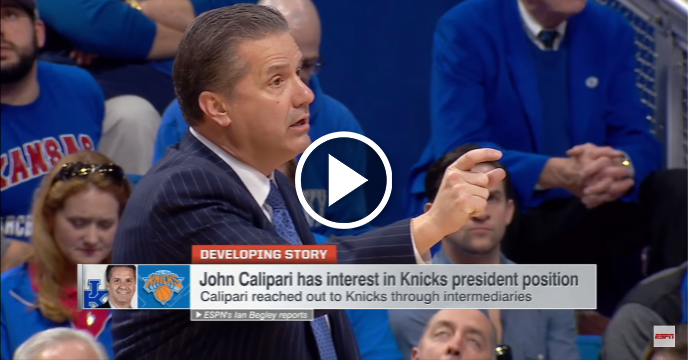 John Calipari Reportedly Interested in New York Knicks President Position