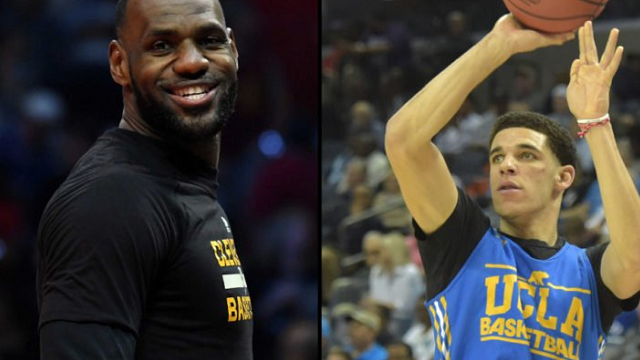 Lonzo Ball Recruits LeBron James To Lakers During ESPN Segment
